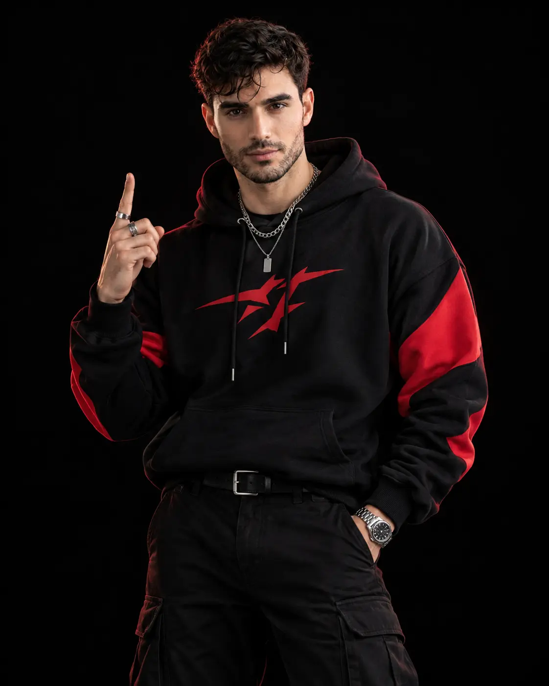 Hoodie Streetwear Fashion Portrait